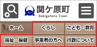 分野別メニュー
